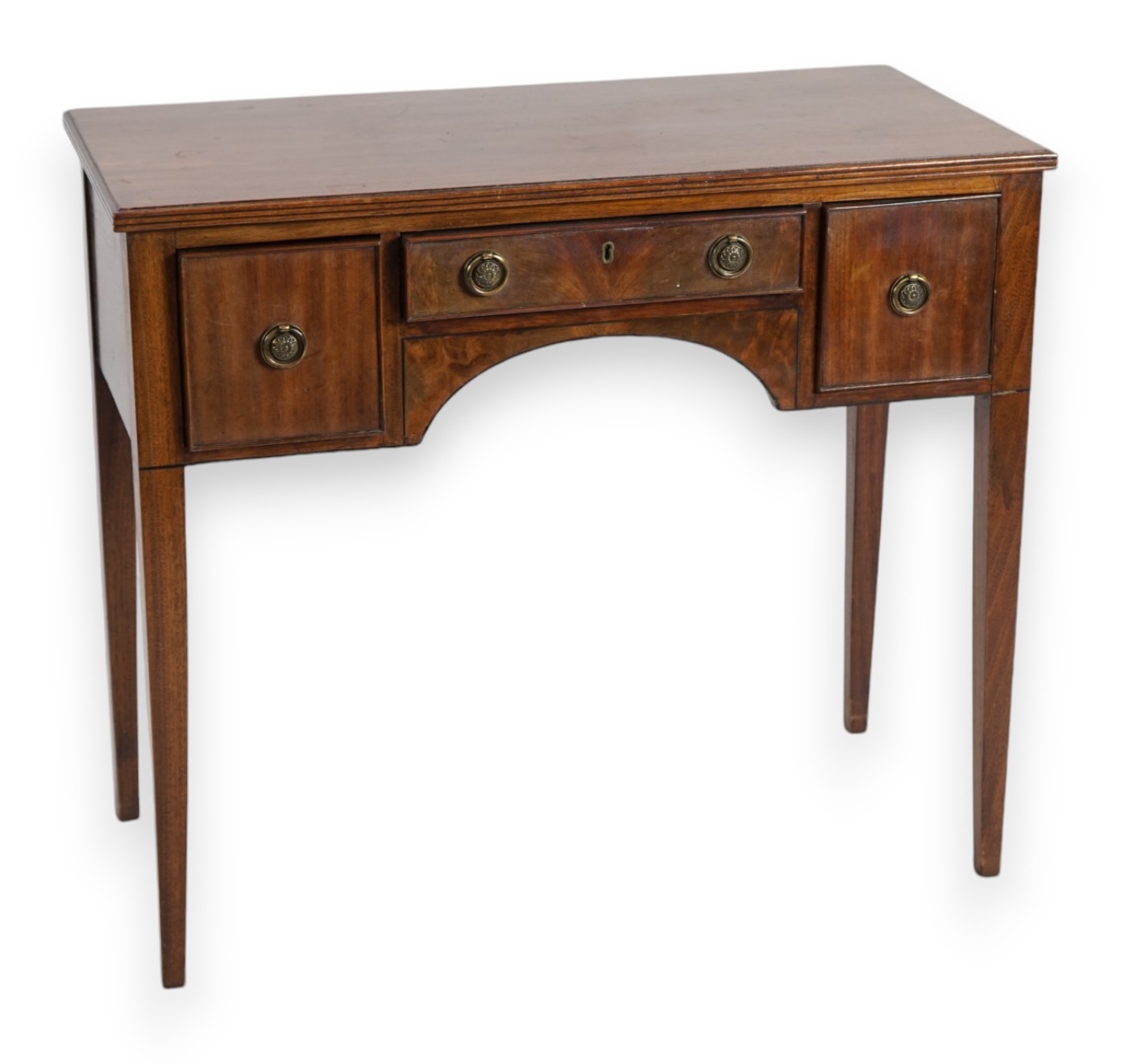 A Regency mahogany kneehole dressing table